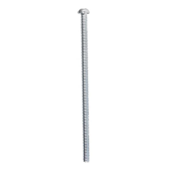 Hillman #10-24 x 4 in Combination Phillips/Slotted Round Machine Screw, Zinc Plated Steel 56327 - main